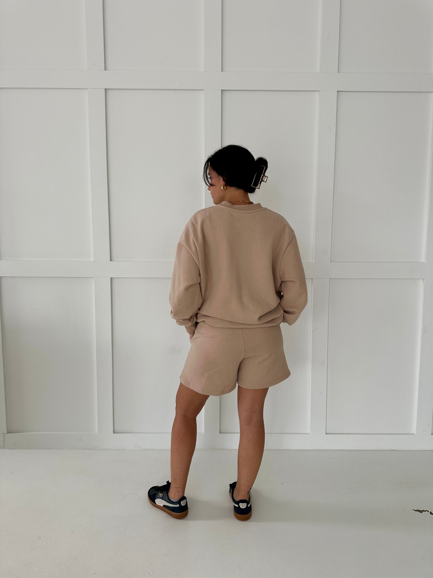 Unisex Sweat Shorts - Latte