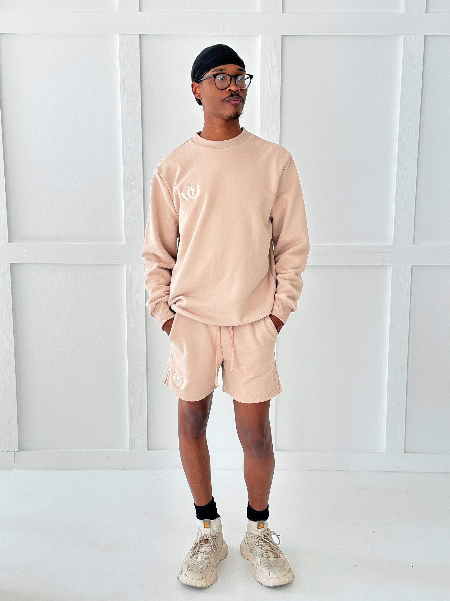 Unisex Sweat Shorts - Latte